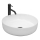 REA-U8493 - Aufsatzwaschbecken ELMA Ø 45 cm Keramik/glänzendes Weiß