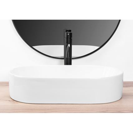 REA-U9108 - Aufsatzwaschbecken LAYLA 30x53 cm Keramik/glänzend weiß