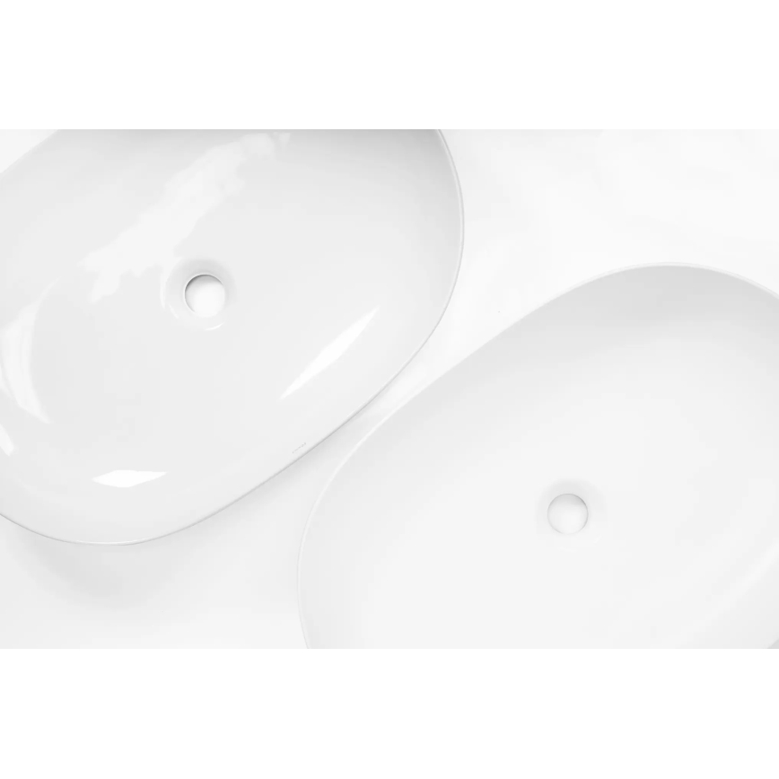 REA-U9653 - Aufsatzwaschbecken CLEO 41x60,5 cm Keramik/mattweiß