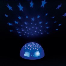 Reality - LED Touch Projektor SIRIUS LED/0,5W/3xAA blau