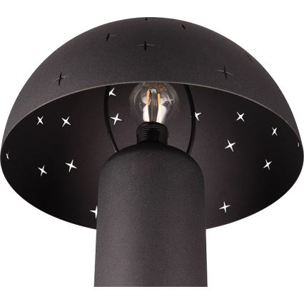 Reality - Tischleuchte SETA 1xE14/28W/230V schwarz