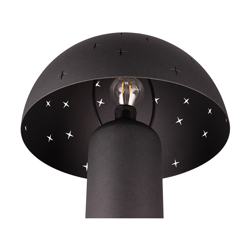 Reality - Tischleuchte SETA 1xE14/28W/230V schwarz