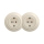 Reblig - Doppelsteckdose im Retro‑Stil mit Rahmen, SCHUKO 230V, Beige