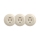Reblig - Dreifach-Retro-Haussteckdose mit Rahmen, SCHUKO 230 V, beige