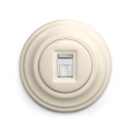 Reblig - Retro-Datendose mit Rahmen, beige