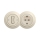 Reblig - Retro einpoliger Schalter Nr. 1 und SCHUKO-Steckdose 230 V mit Rahmen, beige