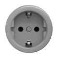 Reblig - Retro-Haushaltssteckdose ohne Rahmen SCHUKO 230V/16A grau
