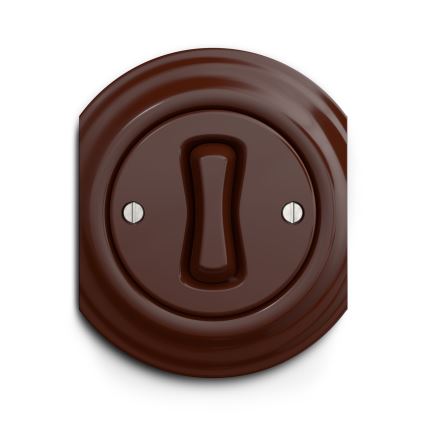 Reblig - Retro-Taste rahmenlos, braun