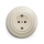 Reblig - Retro-Wandsteckdose mit Rahmen SCHUKO 230V/16A beige