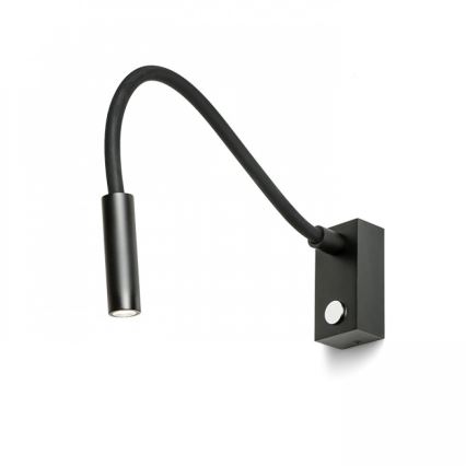 RED - Design Rendl - R10541 - LED Flexibler Leselampe AIM LED/3W/230V schwarz