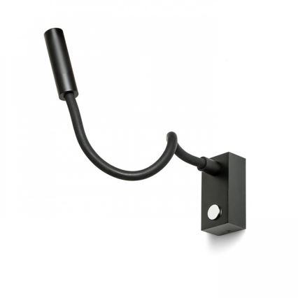 RED - Design Rendl - R10541 - LED Flexibler Leselampe AIM LED/3W/230V schwarz