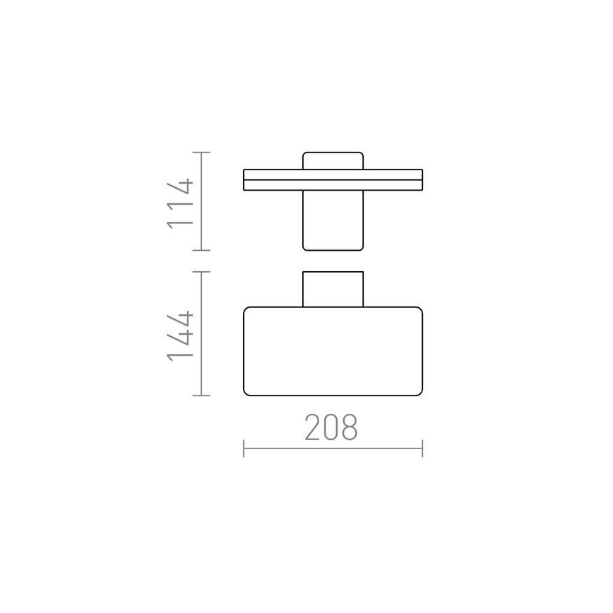 RED - Design Rendl - R11947- LED Auβen-Wandbeleuchtung RINA LED/12W/230V IP65