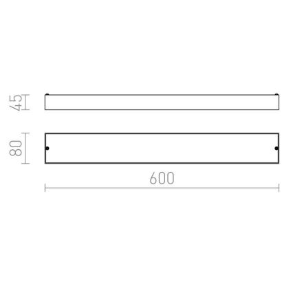 RED - Design Rendl - R11993 - LED Badezimmer-Wandleuchte MARINA LED/9W/230V IP44