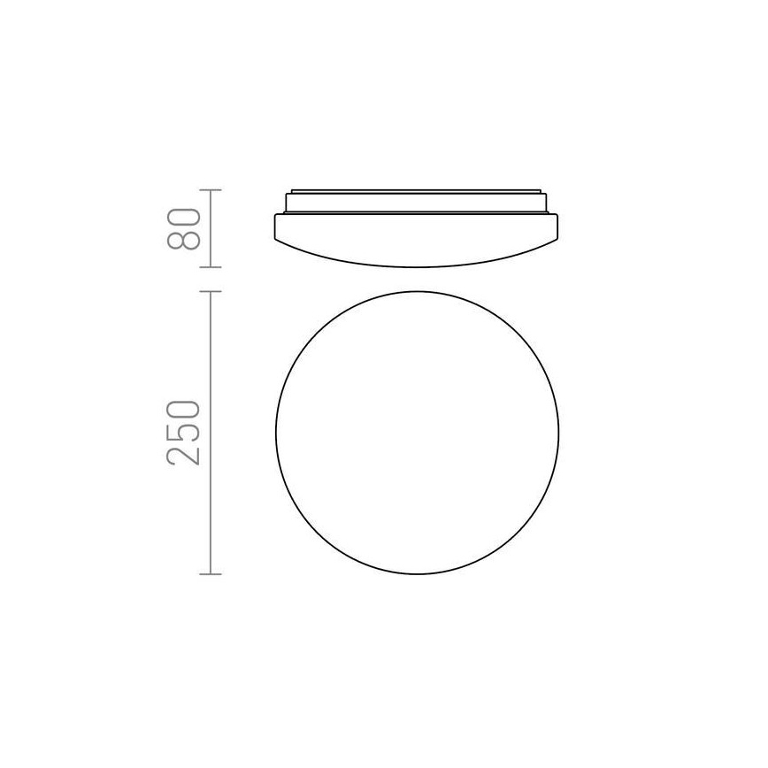 RED - Design Rendl - R12431 - LED Deckenleuchte SEMPRE LED/10W/230V