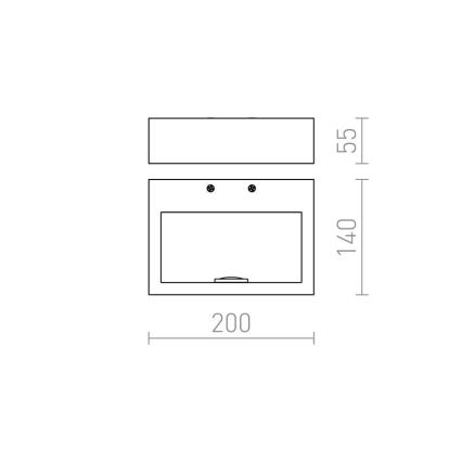 RED - Design Rendl - R12595 - LED Wandbeleuchtung NEMAN LED/10W/230V