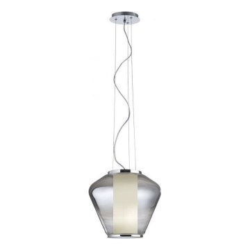 Redo 01-1140 - Hängeleuchte FUSION 1xE27/42W/230V d 38 cm grau