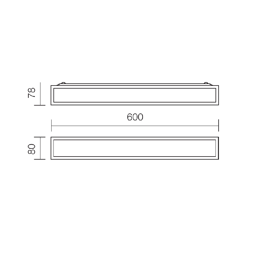 Redo 01-1233 - Badezimmer Wandleuchte EGO 3xE14/28W/230V IP44