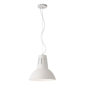 Redo 01-1282 - Pendelleuchte PEEP mit Kabel 1xE27/42W/230V Ø 34,5 cm weiß