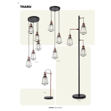 Redo 01-1301 - Hängeleuchte THARU 1xE27/42W/230V