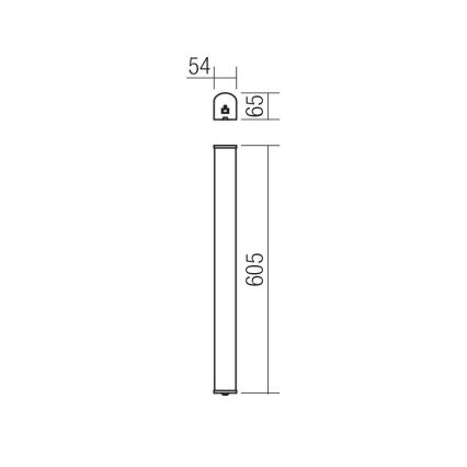 Redo 01-1392 - LED Badezimmer-Wandleuchte MARKER LED/10W/230V IP44