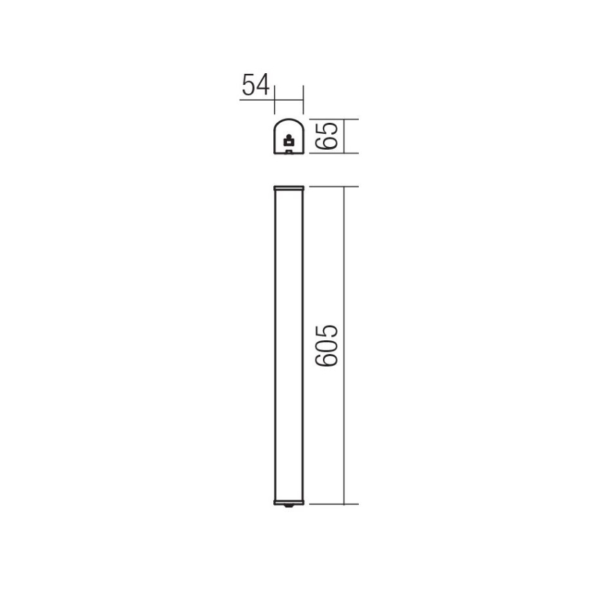 Redo 01-1392 - LED Badezimmer-Wandleuchte MARKER LED/10W/230V IP44