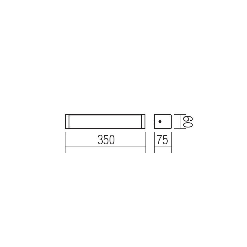 Redo 01-1423 - LED Badezimmer-Wandleuchte LEDO LED/8W/230V IP44