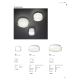 Redo 01-1454 - LED-Deckenleuchte für Badezimmer NAJI LED/18W/230V d 35 cm IP44