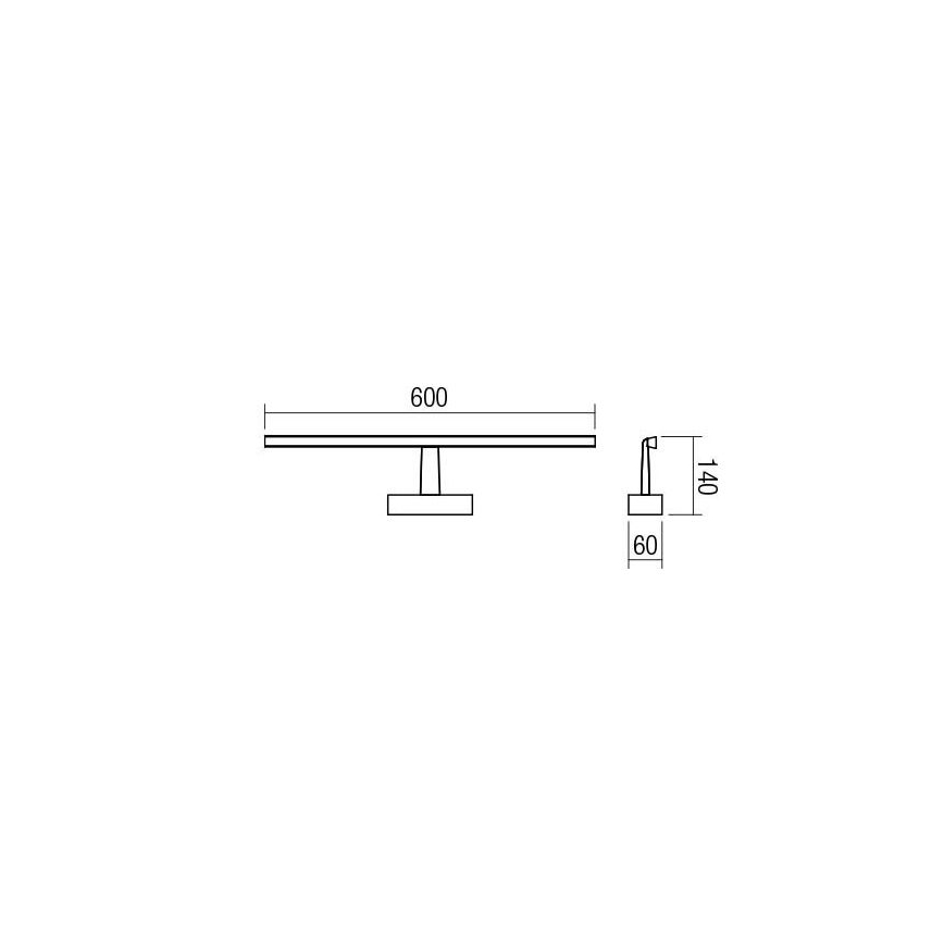 Redo 01-1674 - LED Spiegelbeleuchtung im Bad NEPTUNE LED/12W/230V IP44