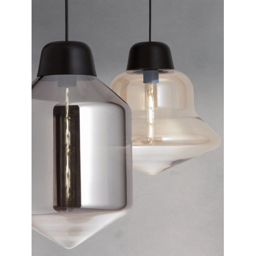 Redo 01-1770 - Hängeleuchte AMNO 1x/E27/42W/230V d 33 cm beige
