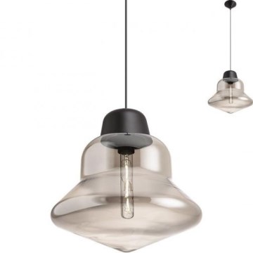 Redo 01-1771 - Hängeleuchte AMNO 1x/E27/42W/230V d 33 cm grau