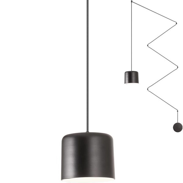 Redo 01-1822 - Hängeleuchte DODO 1xE27/15W/230V Spinne schwarz