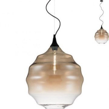 Redo 01-1844 - Hängeleuchte SLAG 1xE27/42W/230V d 40 cm beige