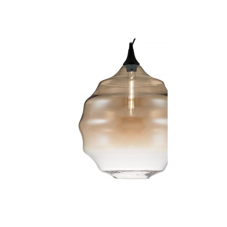Redo 01-1844 - Hängeleuchte SLAG 1xE27/42W/230V d 40 cm beige