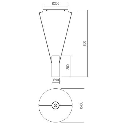 Redo 01-1970 - Dimmbare LED-Hängeleuchte ESSENCE LED/24W/230V CRI 90 3000K weiß