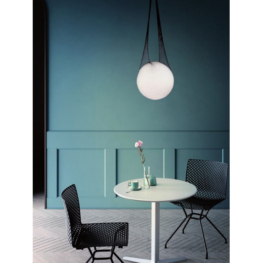 Redo 01-1974 - LED-Pendelleuchte ALLURIA an Kabel, 1xE27/10W/230V, Ø 40 cm