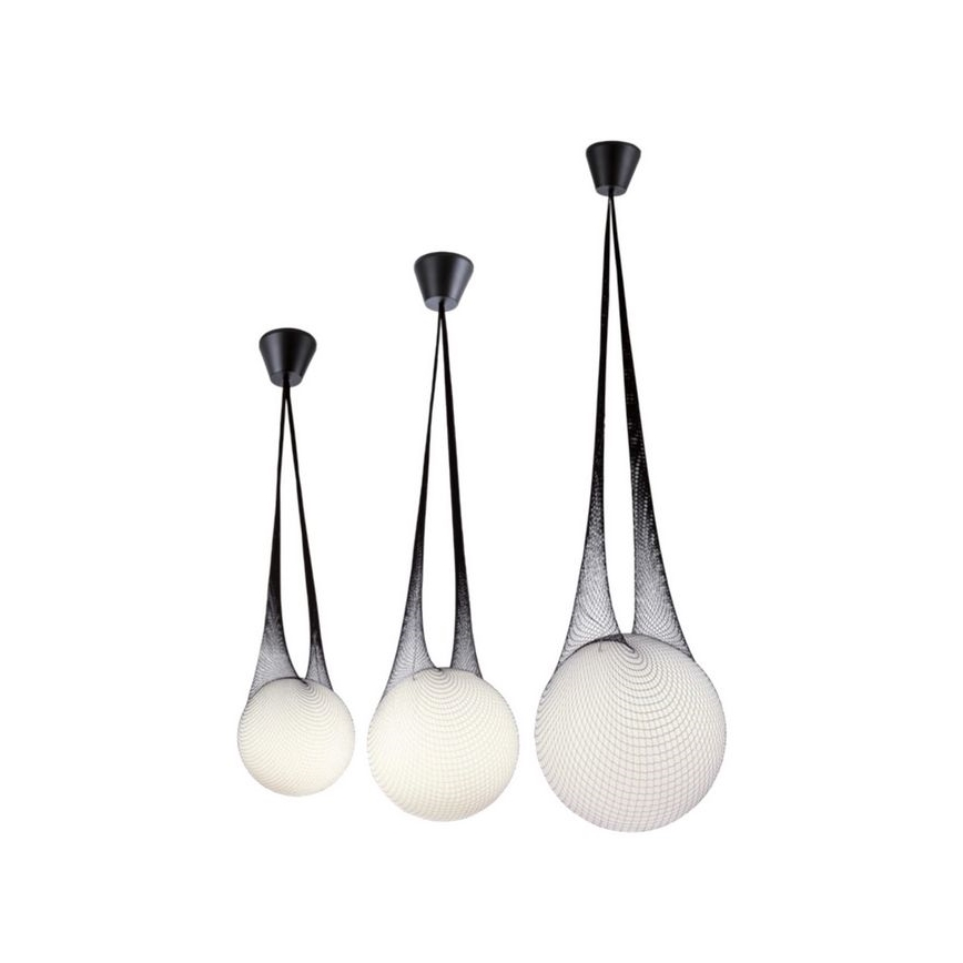 Redo 01-1974 - LED-Pendelleuchte ALLURIA an Kabel, 1xE27/10W/230V, Ø 40 cm