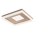 Redo 01-2000 - Dimmbare LED-Deckenleuchte MAYA LED/55W/230V 51x51 cm goldfarben