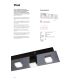 Redo 01-2017 - LED-Deckenleuchte PIXEL LED/48W/230V 3000K 45x45 cm schwarz