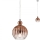 Redo 01-2064 - Hängeleuchte PLUMEN 1xE14/40W/230V d 15 cm kupfern