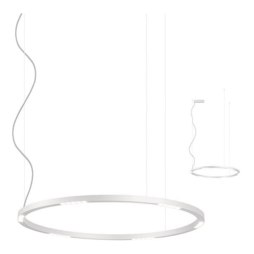 Redo 01-2205 - LED-Hängeleuchte an Schnur UNION LED/50W/230V CRI 90 3000K d 90 cm weiß