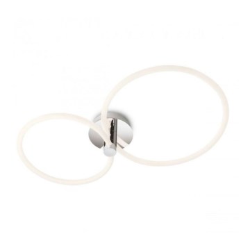 Redo 01-2224 - Dimmbare LED-Anbauleuchte SPELL LED/43W/230V 3000K glänzendes Chrom
