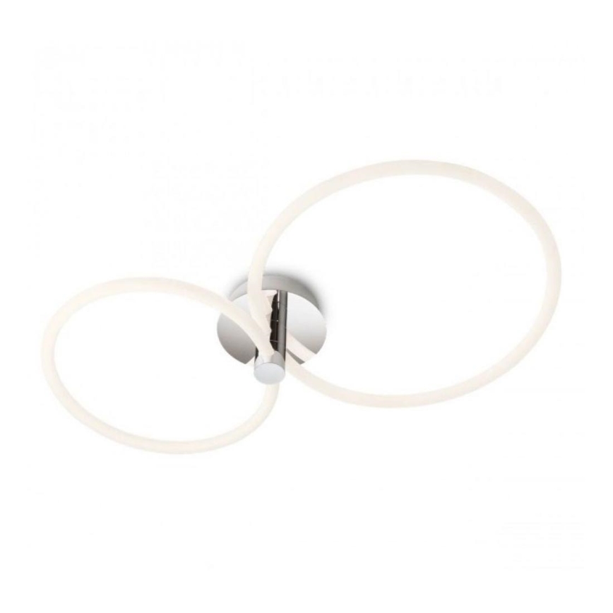 Redo 01-2224 - Dimmbare LED-Anbauleuchte SPELL LED/43W/230V 3000K glänzendes Chrom