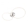 Redo 01-2224 - Dimmbare LED-Anbauleuchte SPELL LED/43W/230V 3000K glänzendes Chrom