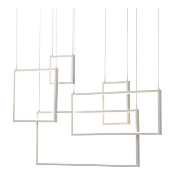 Redo 01-2316 - PLANA LED/80W/230V, dimmbare Pendelleuchte am Kabel, weiß