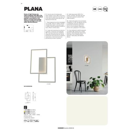 Redo 01-2316 - PLANA LED/80W/230V, dimmbare Pendelleuchte am Kabel, weiß