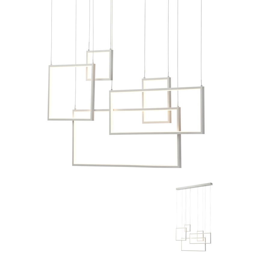 Redo 01-2316 - PLANA LED/80W/230V, dimmbare Pendelleuchte am Kabel, weiß