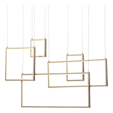 Redo 01-2317 - LED-dimmbare Pendelleuchte PLANA LED/80W/230V, goldfarben