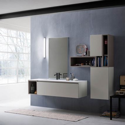 Redo 01-2330 - LED Badezimmerspiegel mit Beleuchtung TASK LED/18W/230V 90 cm CRI 90 IP44 Hochglanz-Chrom