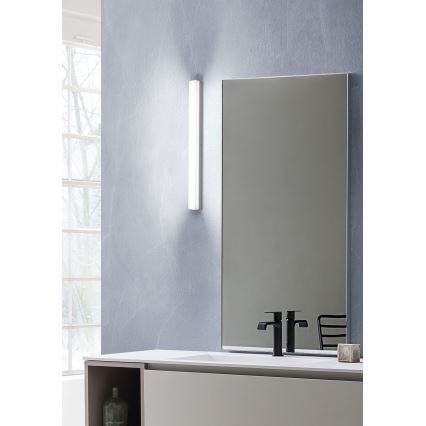 Redo 01-2331 - LED-beleuchteter Badezimmerspiegel TASK LED/24W/230V 120 cm CRI 90 IP44 glänzender Chrom