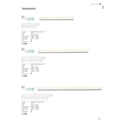 Redo 01-2331 - LED-beleuchteter Badezimmerspiegel TASK LED/24W/230V 120 cm CRI 90 IP44 glänzender Chrom